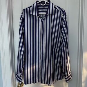 Bugatchi Men's Multicolor Striped Shirt